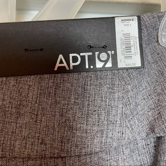 APT. 9 Gray Pencil Skirt NWT Sz. 2 - Picture 8 of 16